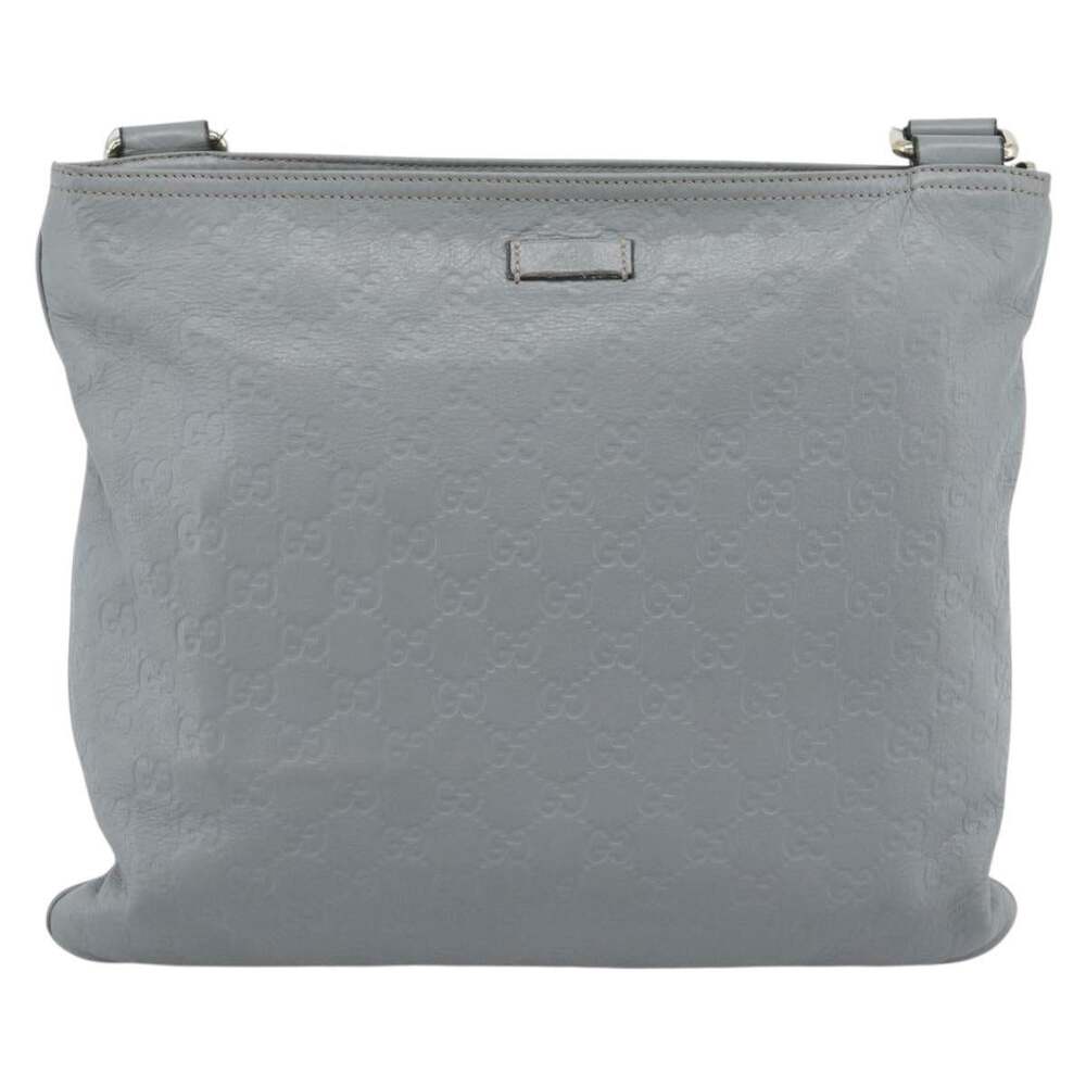 Gucci GG Canvas Guccissima Shoulder Bag Gray
